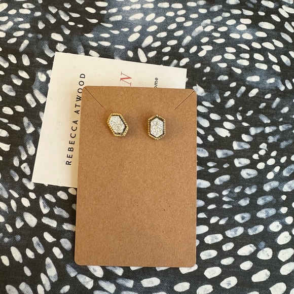 J. Crew Jewelry - NWT Silver Geometric Post Earrings